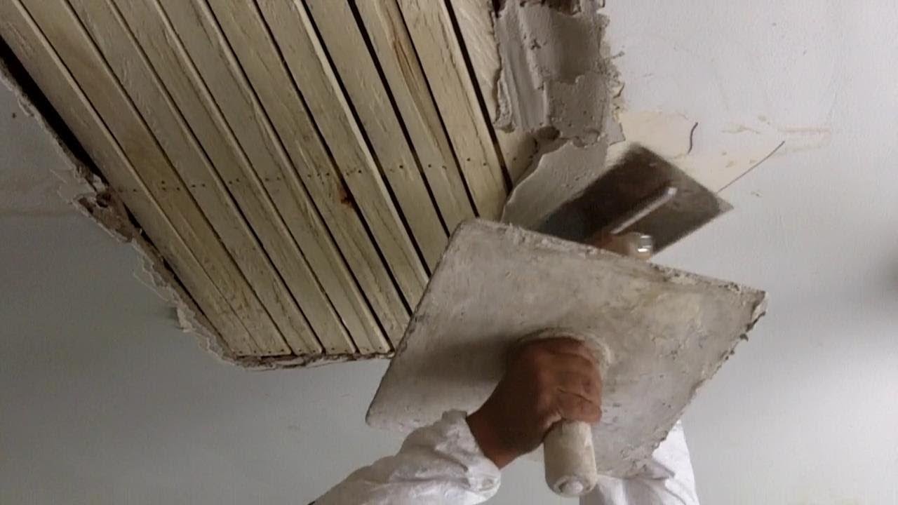 How to plaster a ceiling
