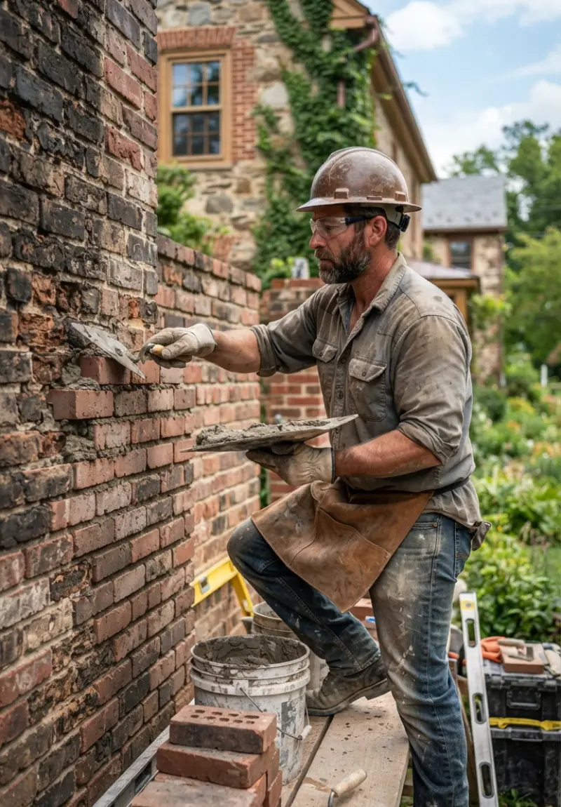 Best Brickwork Repairs in Conshohocken - No. 1 Brickwork Contractors in Montgomery County - Delaney Construction and Paving