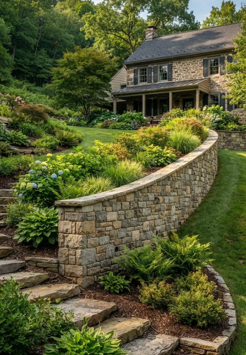 Best Natural Stone Retaining Wall Contractors in East Norriton - Retaining Wall Services in Montgomery County