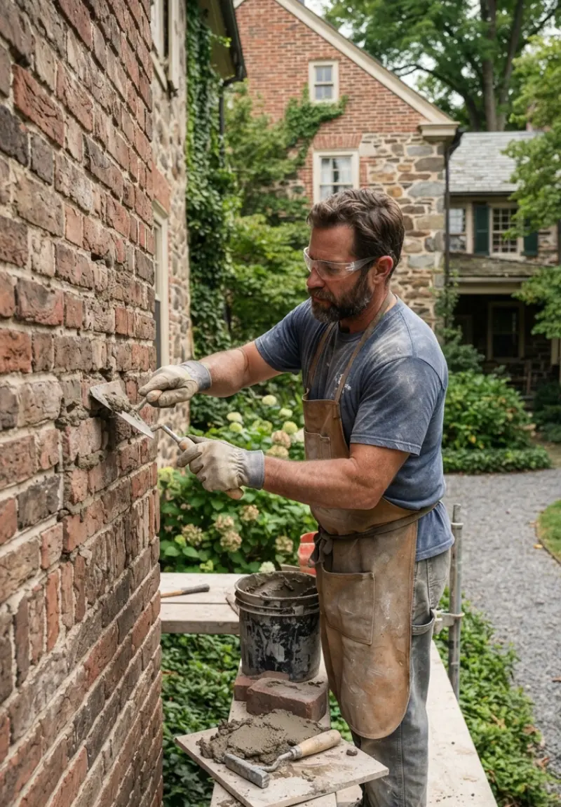 Brickwork Repairs and Rebuilding in Doylestown, Bucks County - Brickwork Contractors in Bucks County