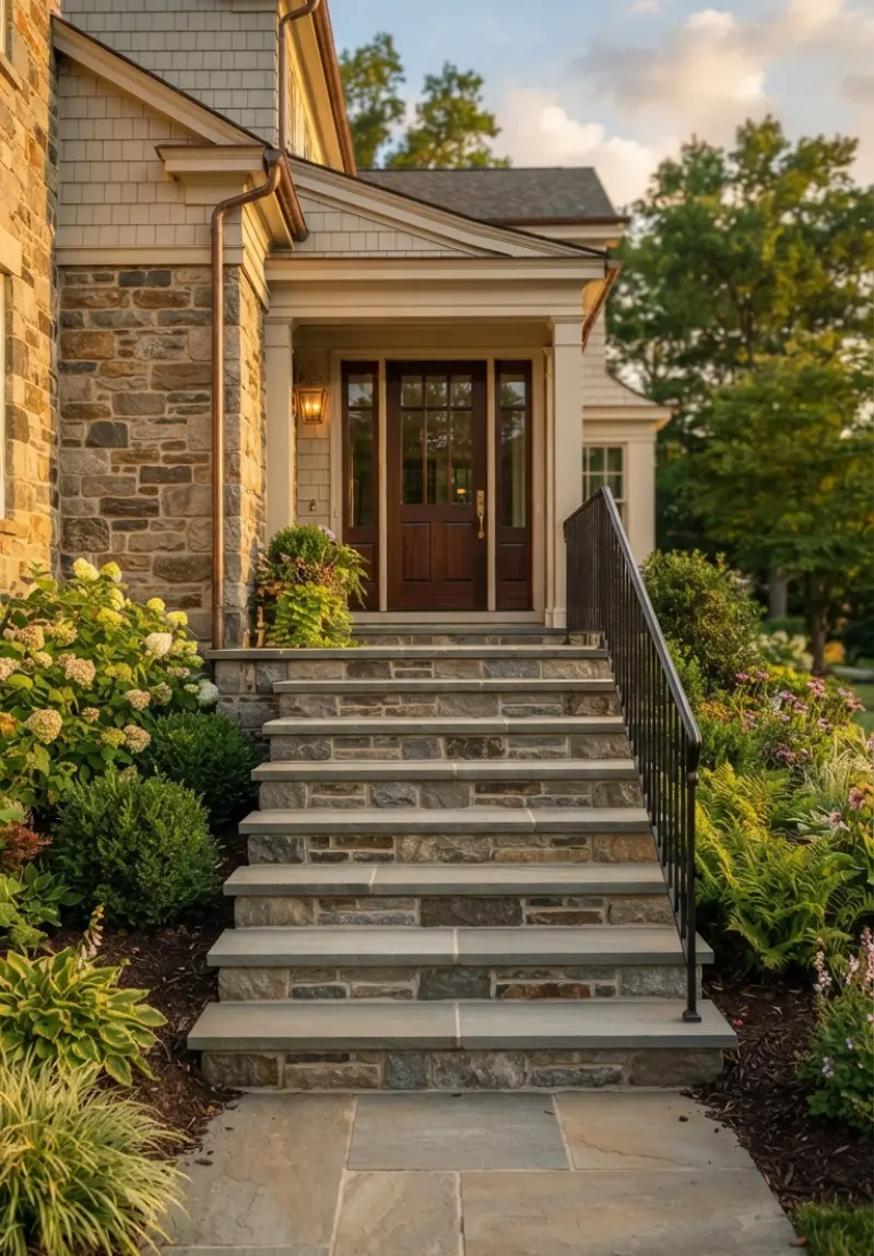 Natural Stone Steps and Stoops Services in Delaware County - Steps and Stoops Services in Delaware County