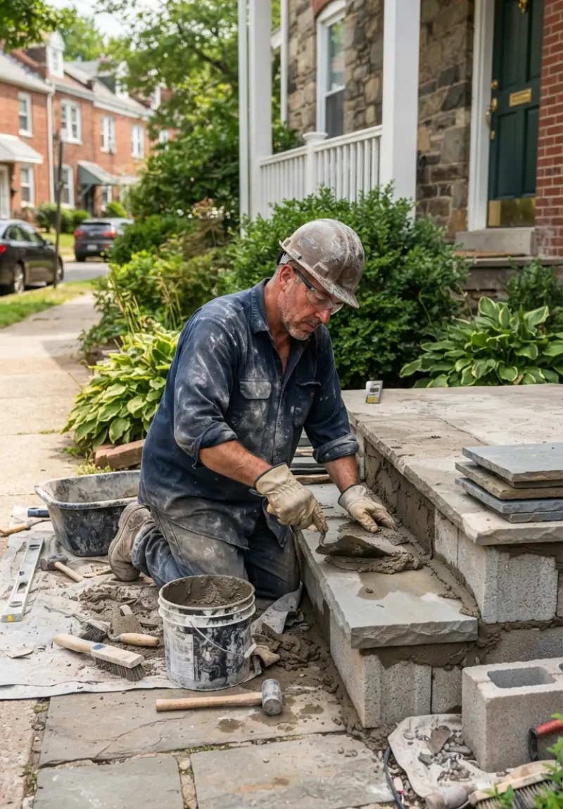 Professional Steps and Stoops Contractors in Springfield - Masonry Contractors in Springfield